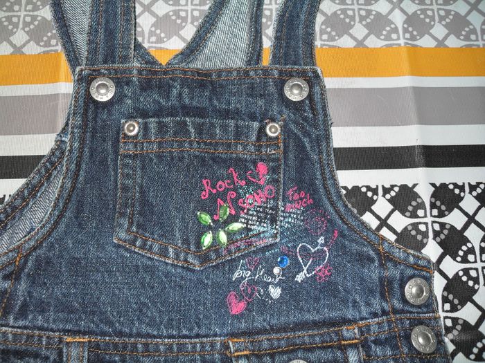 robe en jeans fille marque in extenso taille 3 ans - photo numéro 3