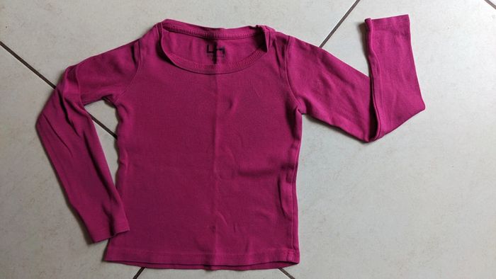 T-shirt manches longues fille 4 ans - photo numéro 4