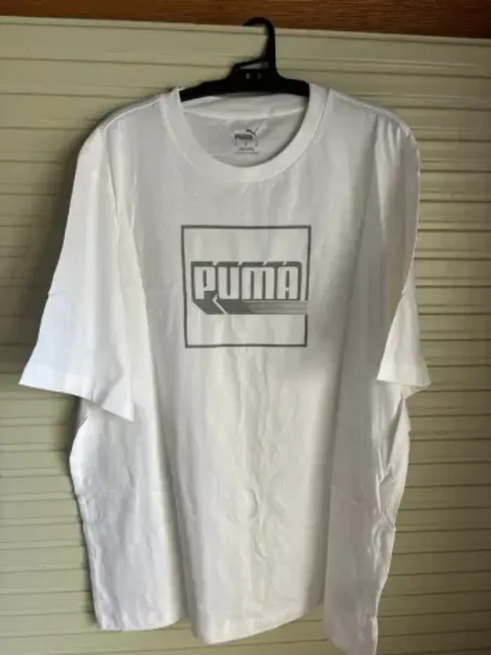 T-shirts blanc coton Puma