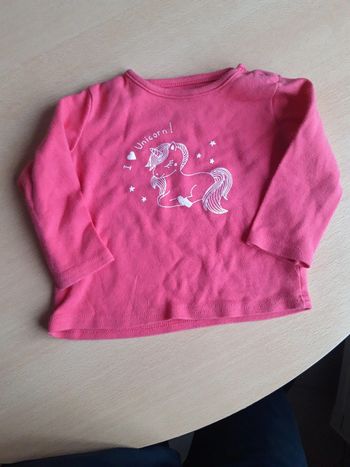 Tee-shirt manches longues 80 cm