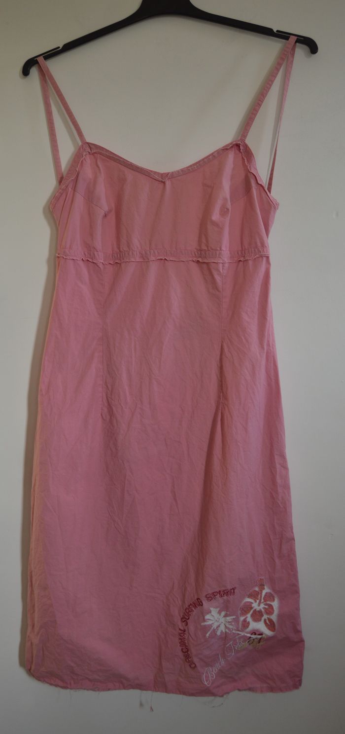 Robe d’été rose Chipie – Bretelles fines – Taille 38
