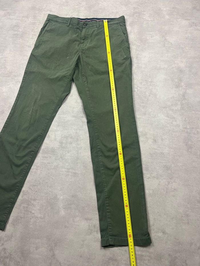 Chino Tommy Hilfiger vert kaki - Taille 40 homme - photo numéro 10