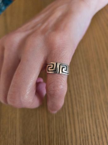 Bague argent taille 52