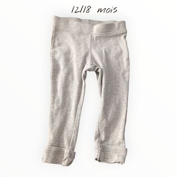 🩶 Pantalon gris 12 mois – H&M 🩶