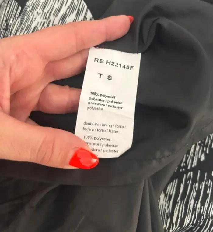 Best mountain robe courte été imprimer noir et blanc femme, taille S/36 - photo numéro 4