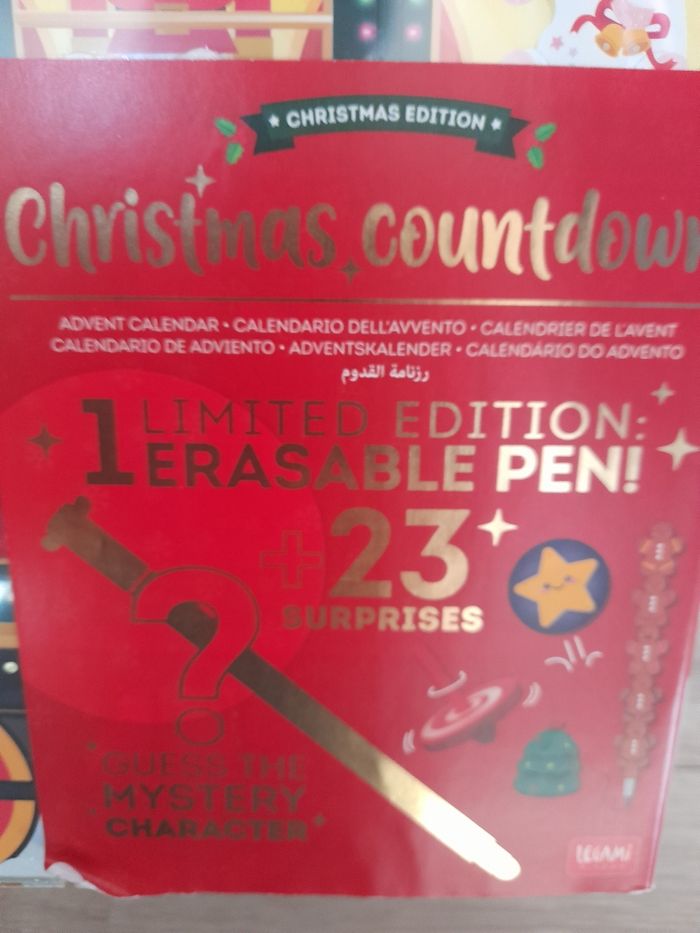 Calendrier de l avent et stylos Legami Noël - photo numéro 5