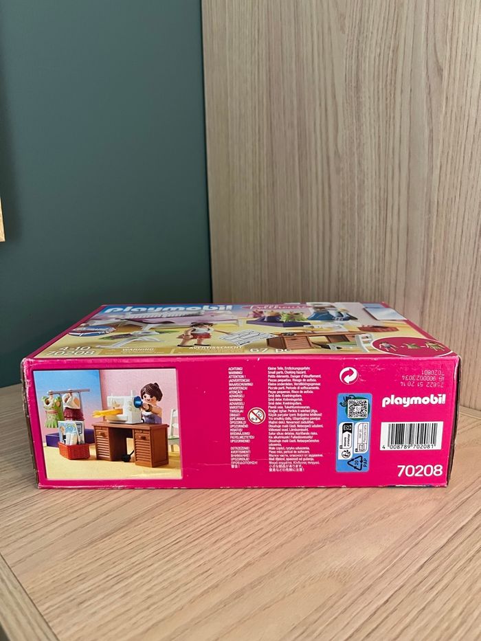 Jeu Playmobil Dolhouse 70208 - Chambre avec espace couture - photo numéro 5