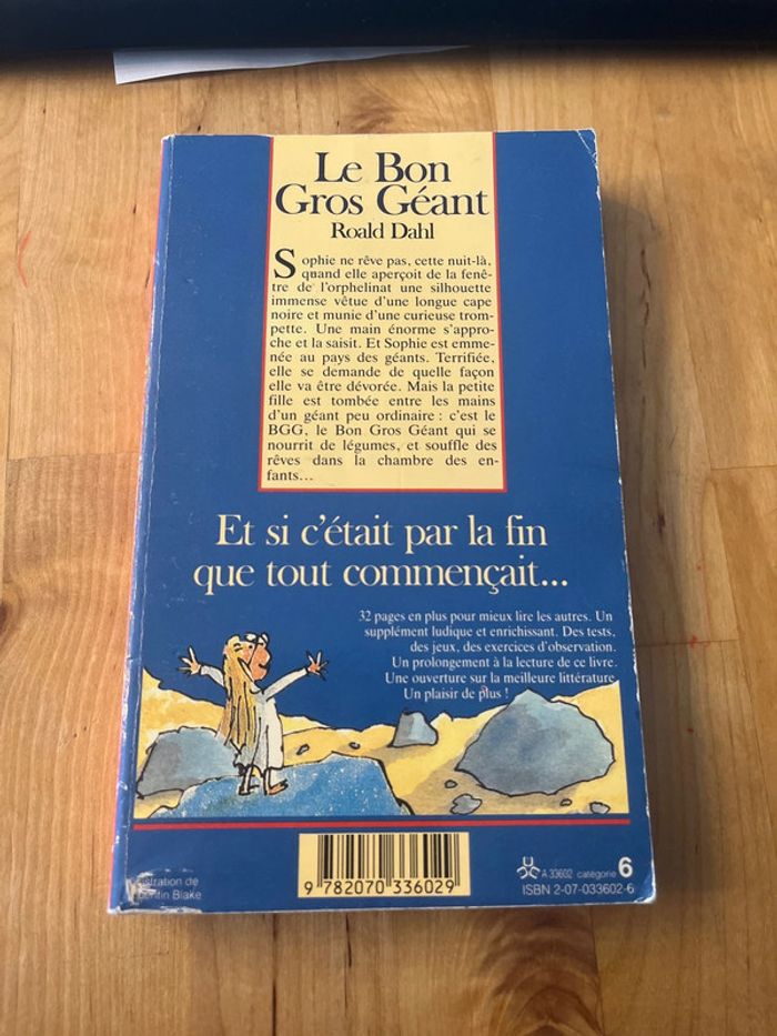 Le bon gros géant - Ronald Dahl - folio junior édition spéciale - photo numéro 2