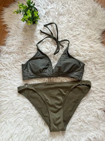 Bikini vert foncé/kaki Culture Sud T34/36 TBE