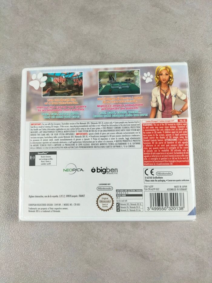 Jeu Nintendo 3DS – Animal Hospital (Neuf sous blister) - photo numéro 2