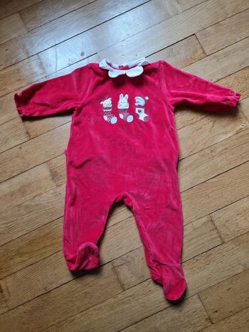 Pyjama thème Noël fille 9 mois obaibi