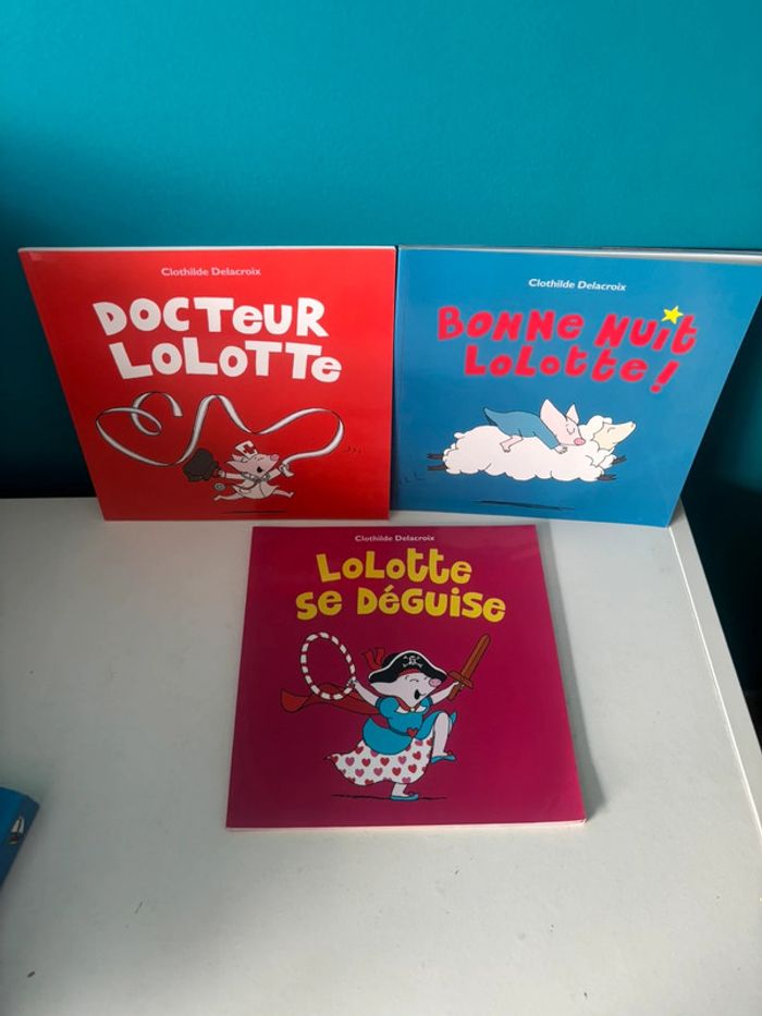 3 livres école des loisirs lolotte