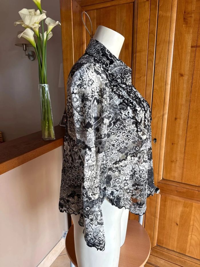 Blouse extensible, taille unique femme - photo numéro 4