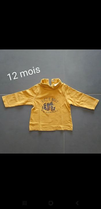 Tee-shirt ML jaune
