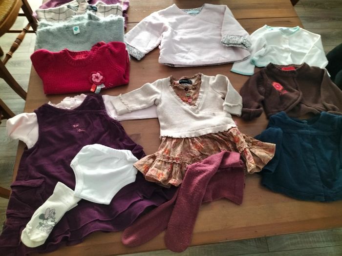 Lot vêtements fille 6 mois automne hiver
