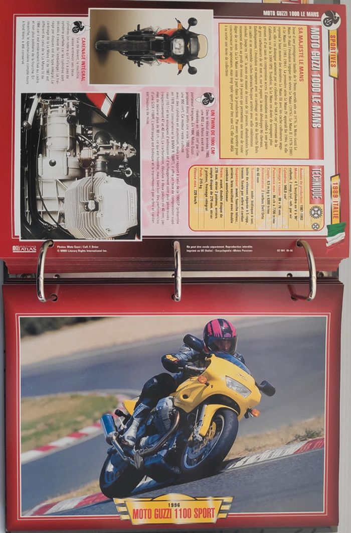 222 fiches Motos Sportives - Classeur Motos Passion - photo numéro 12