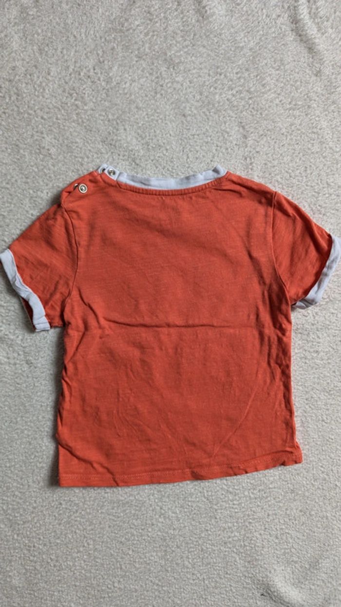 Lot 2 t-shirts 18 mois manches courtes - photo numéro 9