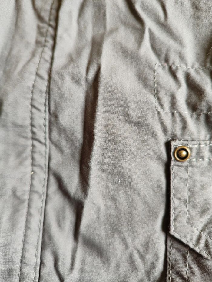 Veste coupe-vent doublée grise à capuche amovible Kimbaloo 9M - photo numéro 5