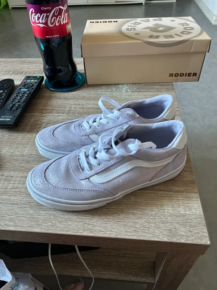 Vans pailleté violet - photo numéro 2
