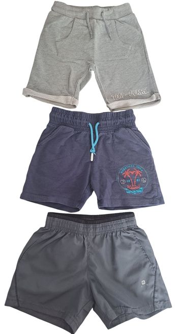 Lot de 3 shorts garçon 5 ans BE
