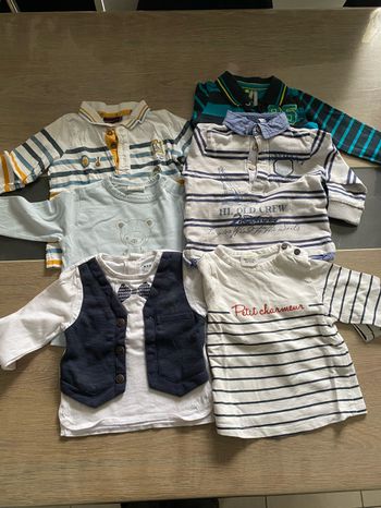 Lot t-shirt manches longues