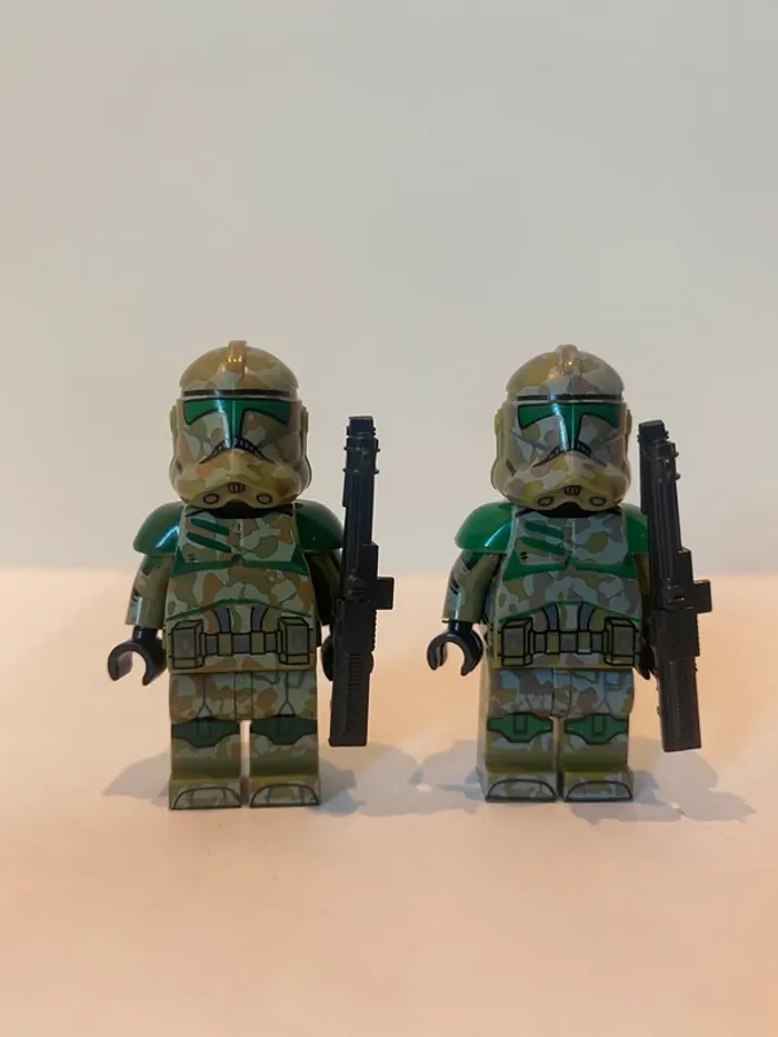 Figurine type lego 2 clones Kashyyks. Star Wars