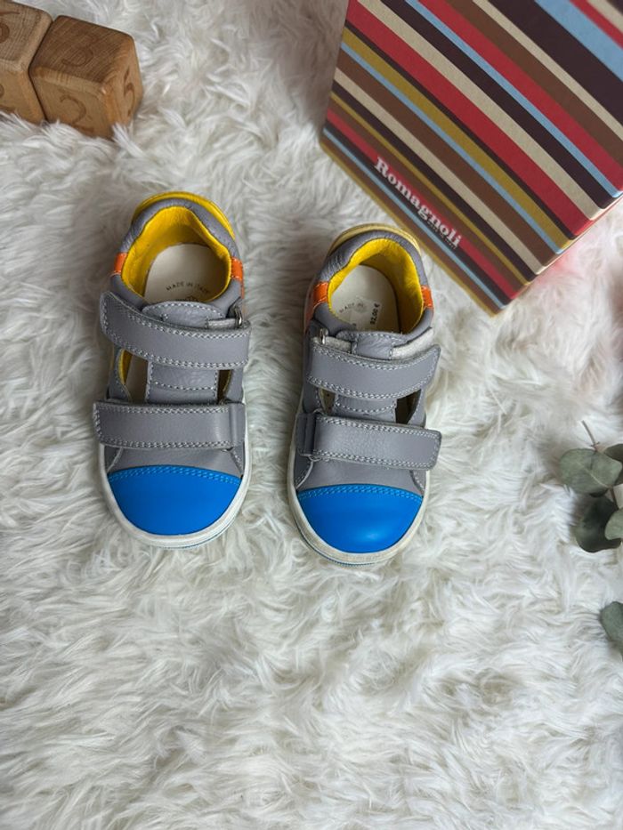 Paire de sandales grise Romagnoli taille 22 - photo numéro 2