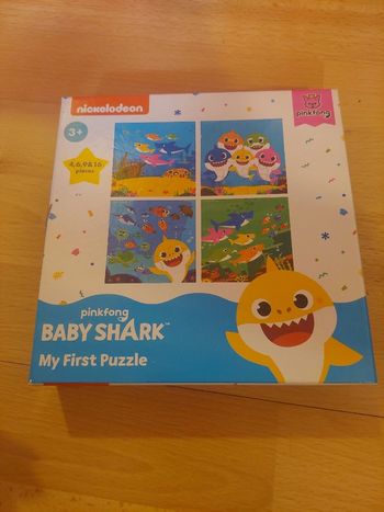 Lot puzzles 4 6,9 et 16 pièces Baby Shark my first puzzle Nickelodeon BE 🧩