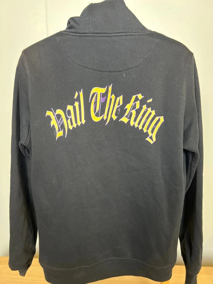 Sudadera negra vintage con capucha estilo Jordan Snipes talla M - photo numéro 2