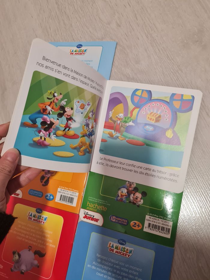 Lot 6 livres Mickey Mon histoire du soir comme neufs - photo numéro 3
