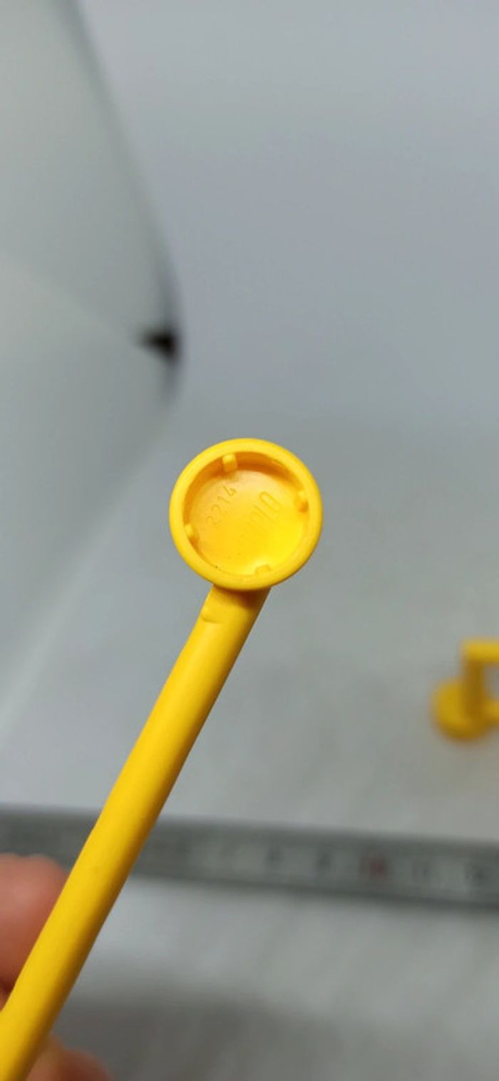 2 barrières jaunes lego duplo - photo numéro 3