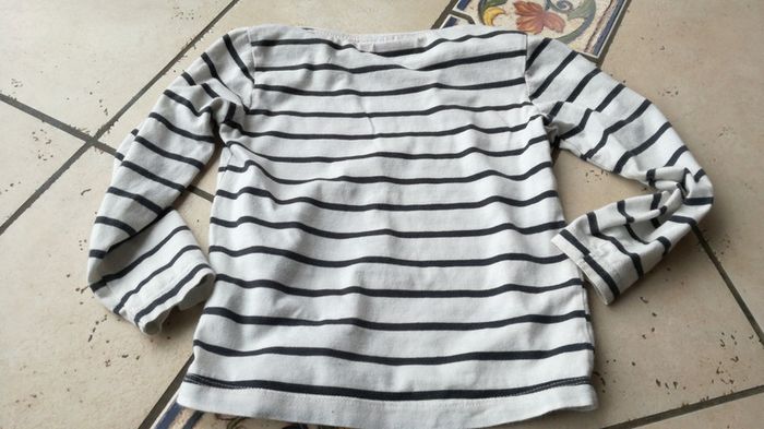 Tee shirt marinière taille 5 ans - photo numéro 3