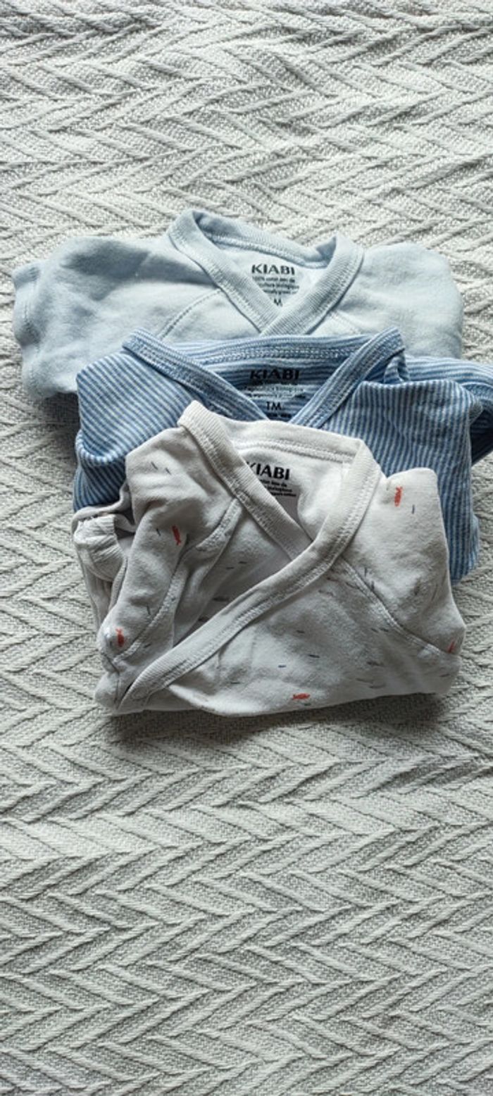 Bodies manches courtes 1 mois