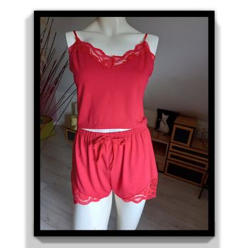 Pyjama rouge taille M