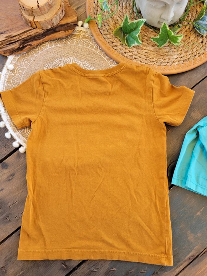 Lot de 2 tee-shirts + short garçon 6 ans - photo numéro 5