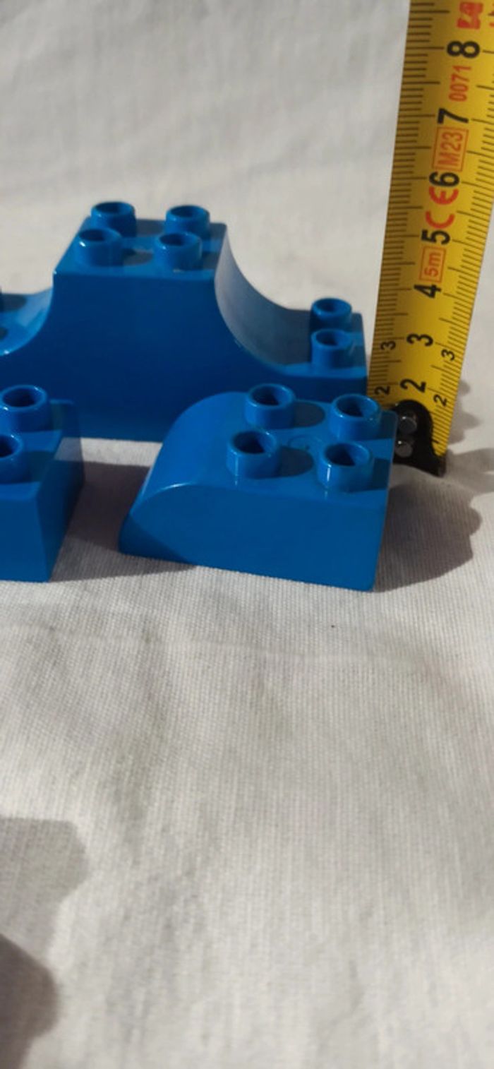 Briques de construction bleues lego duplo - photo numéro 6