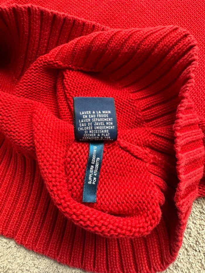 Sweat Ralph Lauren rouge taille XL - photo numéro 8