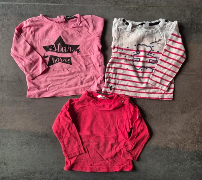 T-shirts ML, Fille 12 mois - photo numéro 5