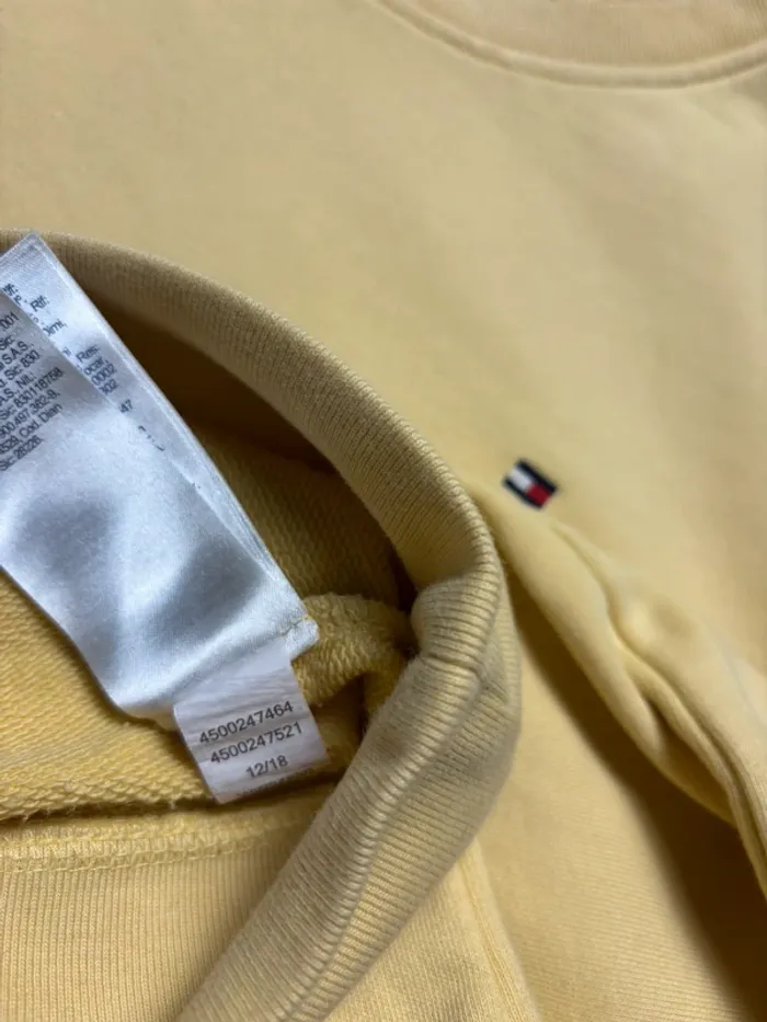 Pull Tommy Hilfiger - Jaune - Taille L - photo numéro 4