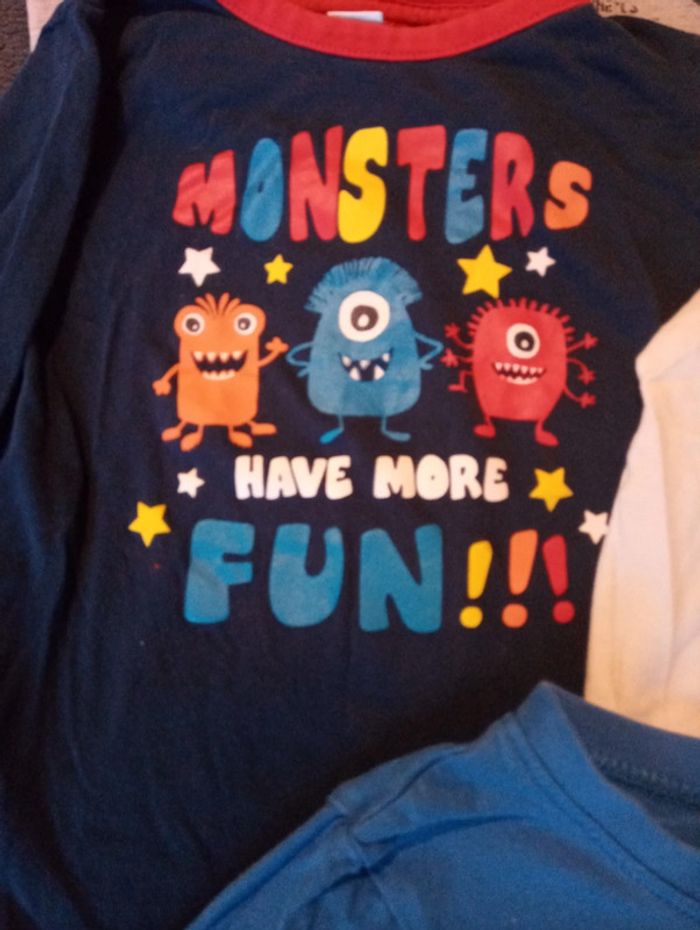 Lot de 10 t-shirts manches longues 3 ans - photo numéro 6