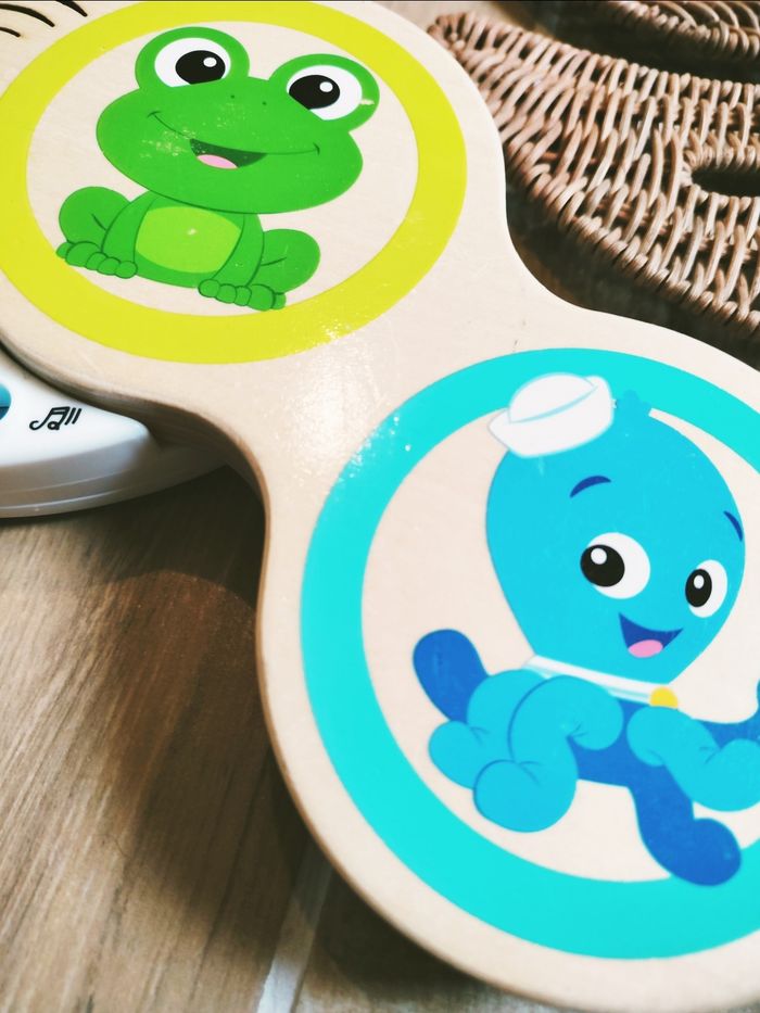 🥁Tambour Tam tam magic Touch Hape et Baby Einstein en bois marque Hape - photo numéro 3