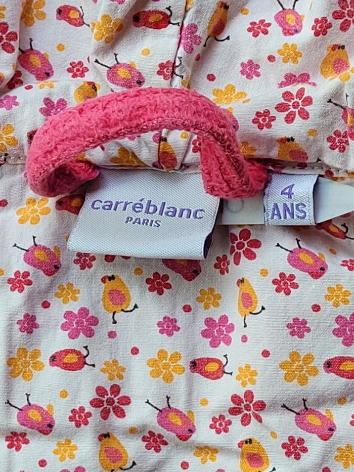 Peignoir Carré Blanc 4 ans - photo numéro 4