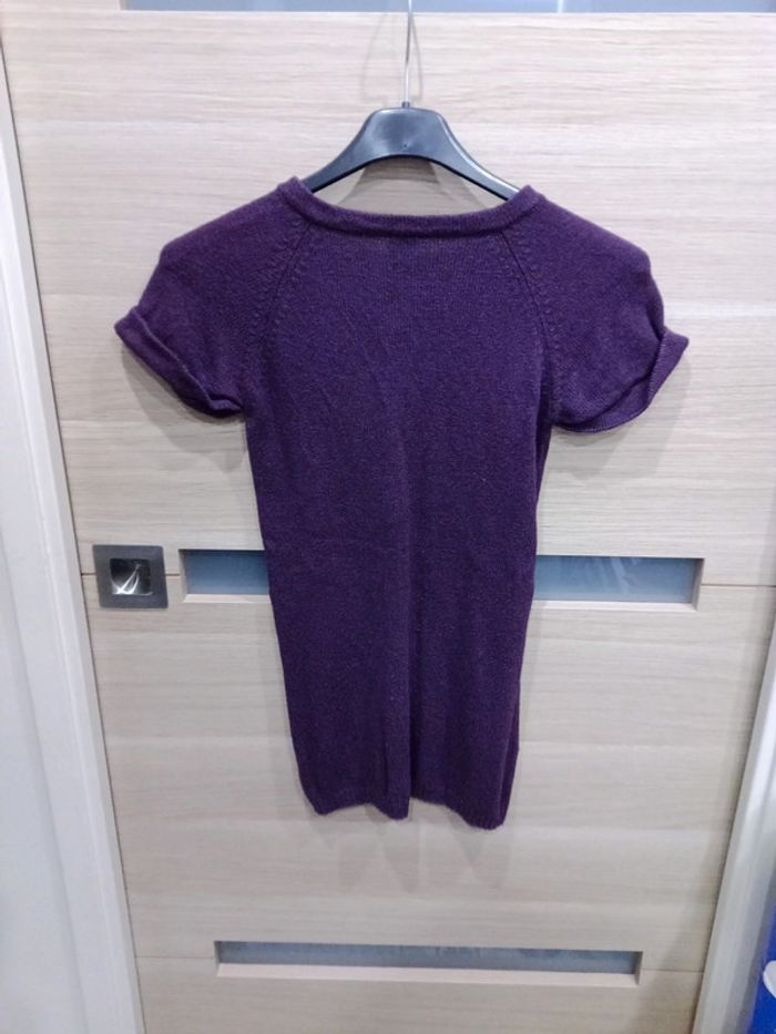 Robe fine pull manches courtes Fille 8 ans - photo numéro 4