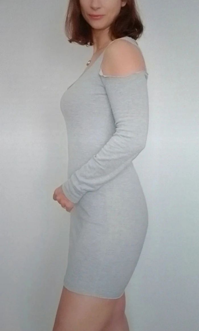 Robe manches longues épaule ouverte 34 - photo numéro 6