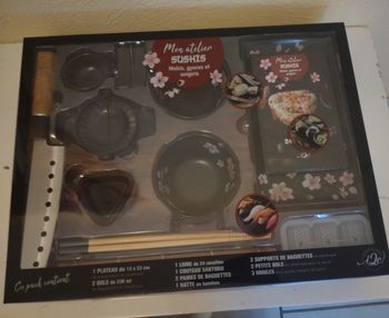 Coffret Mon atelier Sushi 