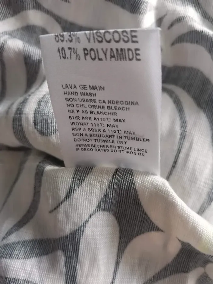 Robe noire et blanche KILKY en taille L - photo numéro 7
