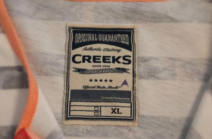 Débardeur à rayures blanc et gris – Creeks - XL - photo numéro 6