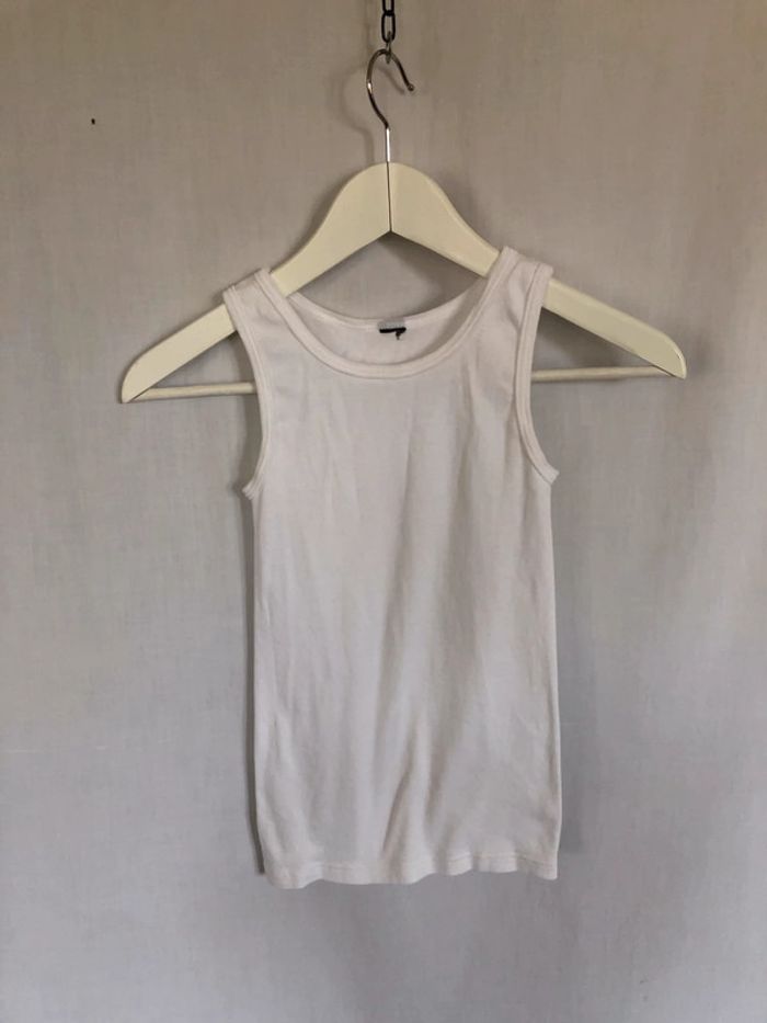 Débardeur blanc coton sans coutures taille 34 très bon état - photo numéro 6