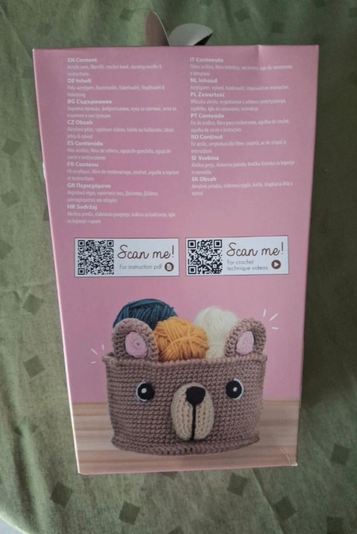 Kit crochet panier 🐻 - photo numéro 2