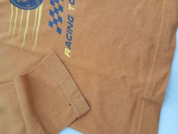 Tee-shirt in extenso orange , manches longues - photo numéro 4